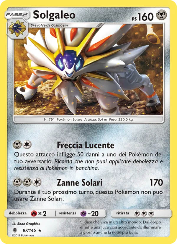 Solgaleo Guardiani Nascenti 87/145