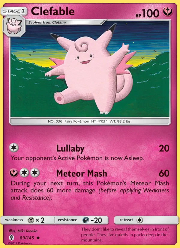 Clefable Guardians Rising 89/145
