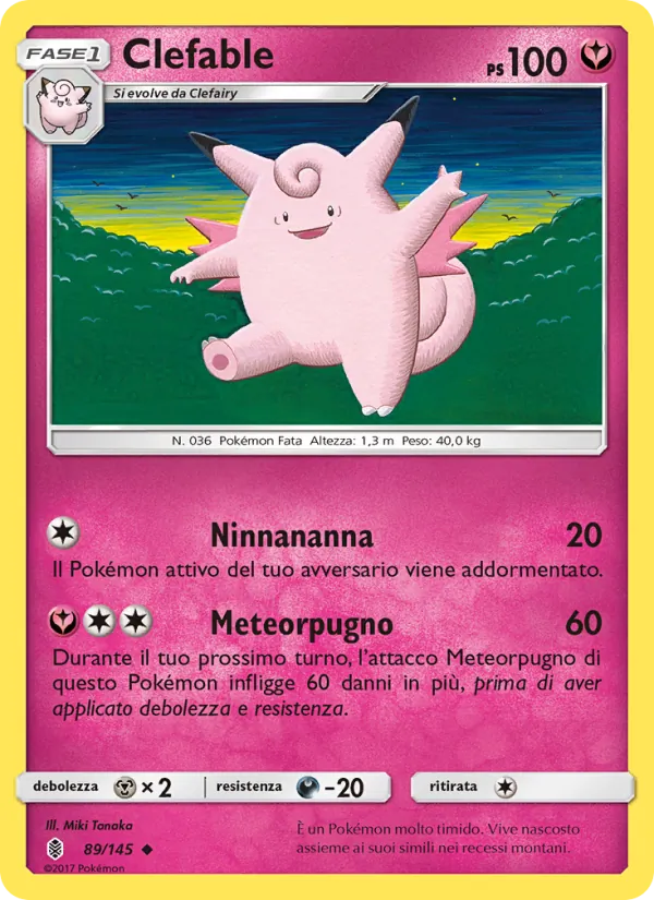 Clefable Guardiani Nascenti 89/145