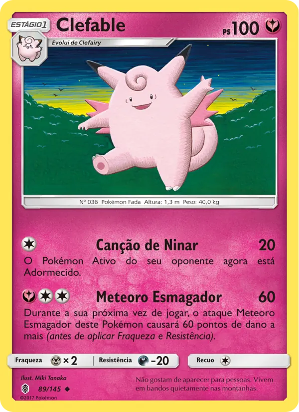 Clefable Guardiões Ascendentes 89/145