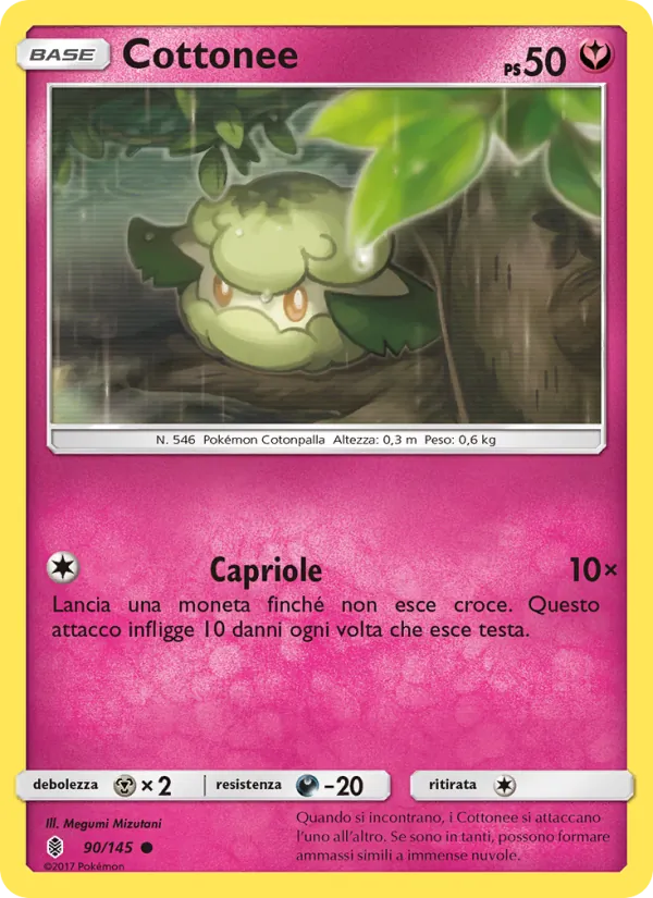 Cottonee Guardiani Nascenti 90/145