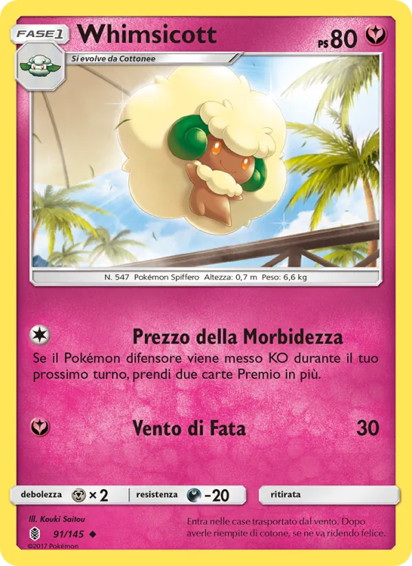 Whimsicott Guardiani Nascenti 91/145
