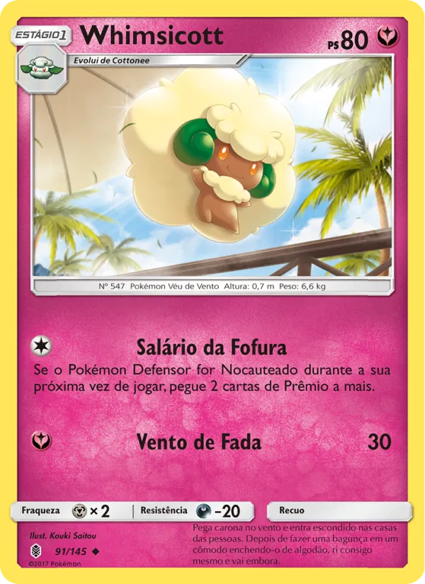 Whimsicott Guardiões Ascendentes 91/145