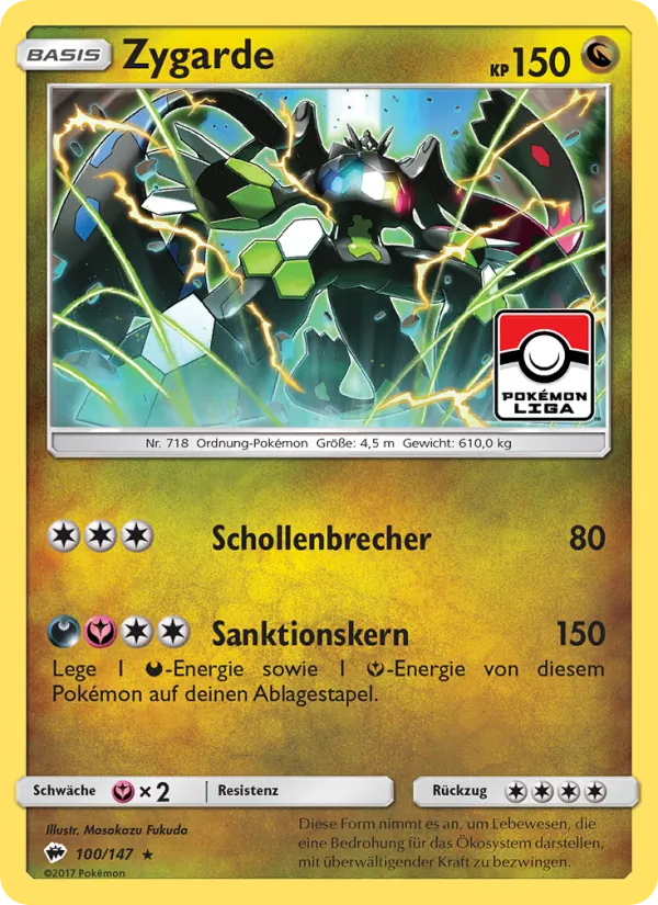 Zygarde Nacht in Flammen 100/147