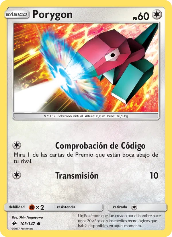 Porygon Sombras Ardientes 103/147