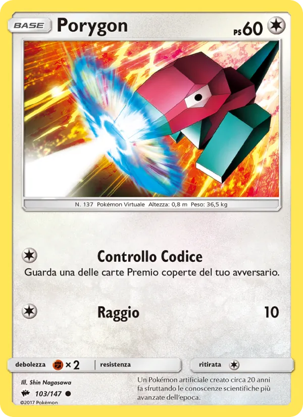 Porygon Ombre Infuocate 103/147