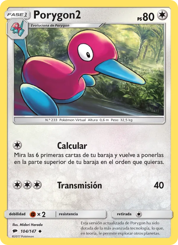 Porygon2 Sombras Ardientes 104/147