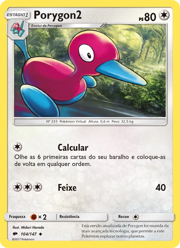 Porygon2 Sombras Ardentes 104/147