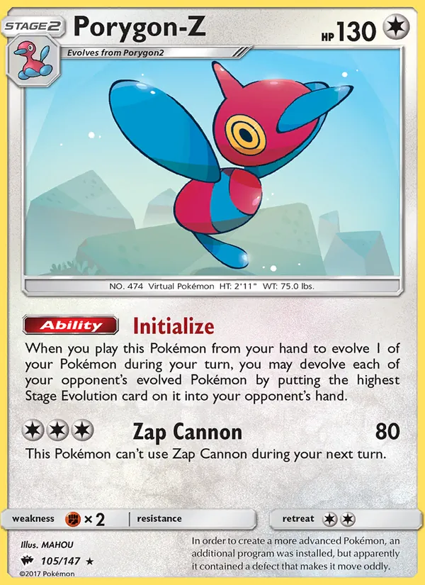 Porygon-Z Burning Shadows 105/147