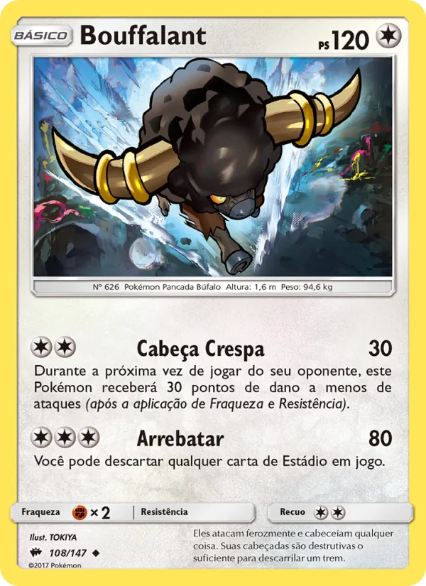 Bouffalant Sombras Ardentes 108/147