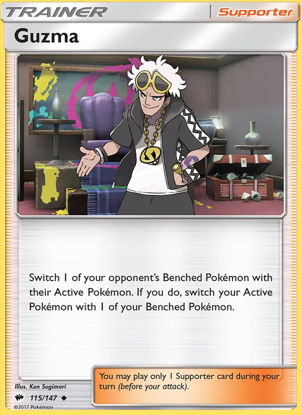 Guzma Burning Shadows 115/147
