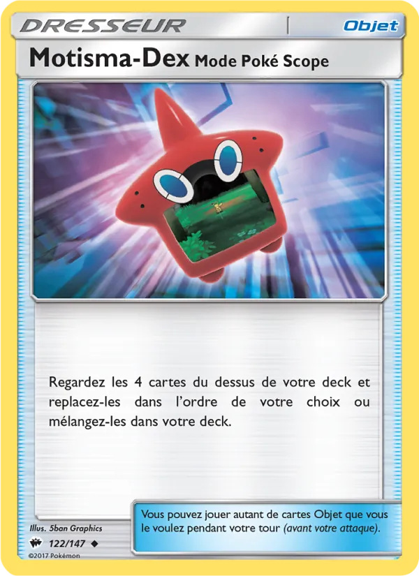 Motisma-Dex – Mode Poké Scope Ombres Ardentes 122/147