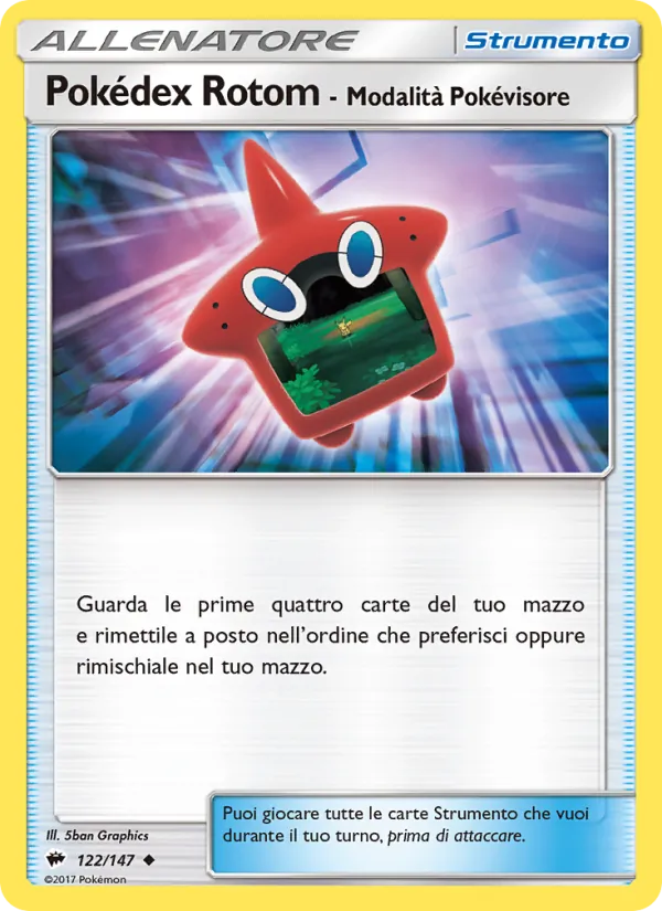 Pokédex Rotom - Modalità Pokévisore Ombre Infuocate 122/147