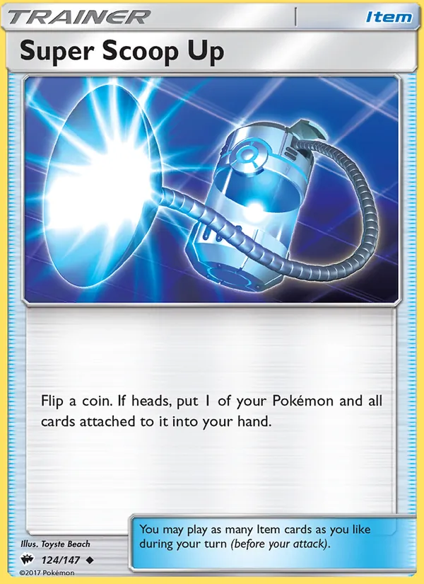 Super Scoop Up Burning Shadows 124/147
