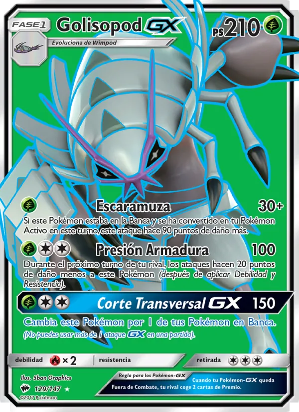 Golisopod GX Sombras Ardientes 129/147