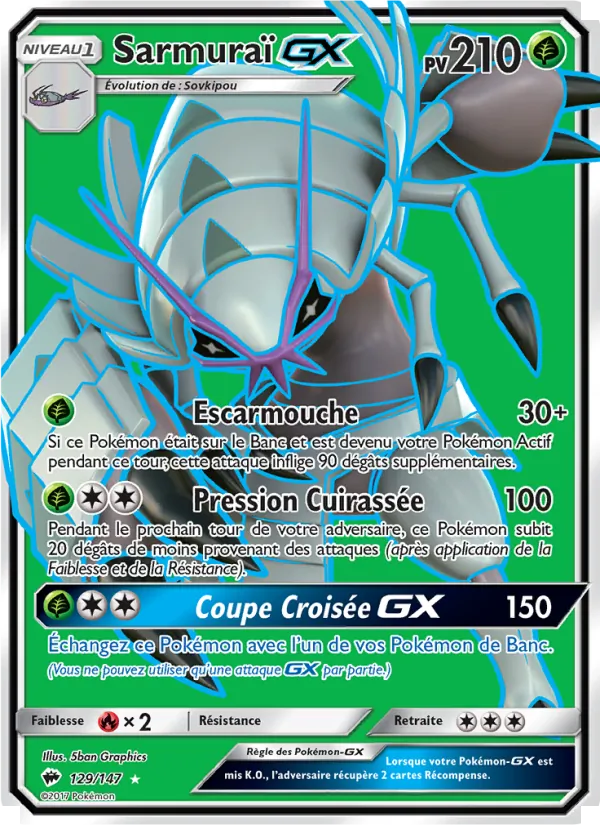 Sarmuraï GX Ombres Ardentes 129/147