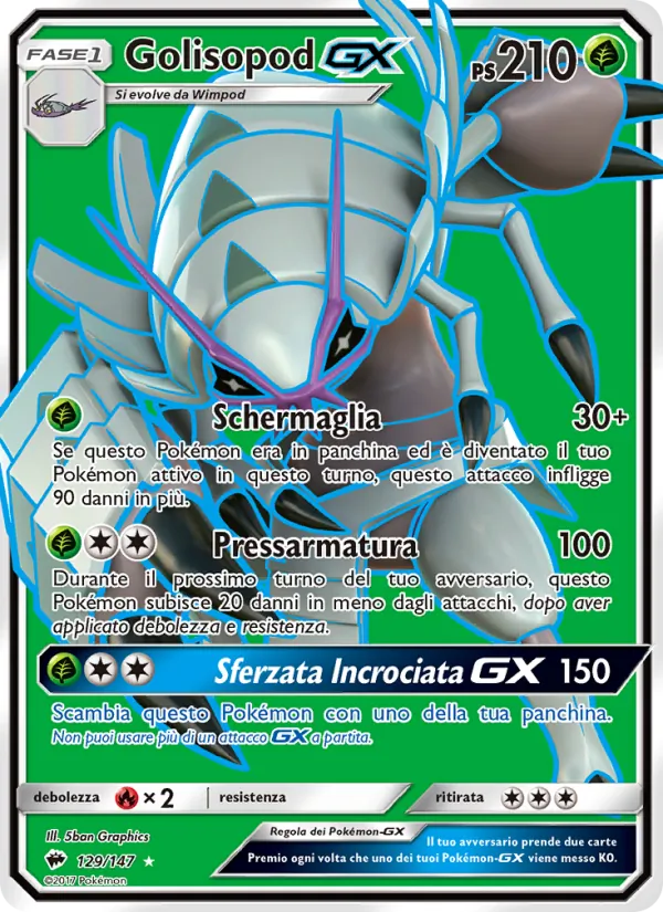 Golisopod GX Ombre Infuocate 129/147
