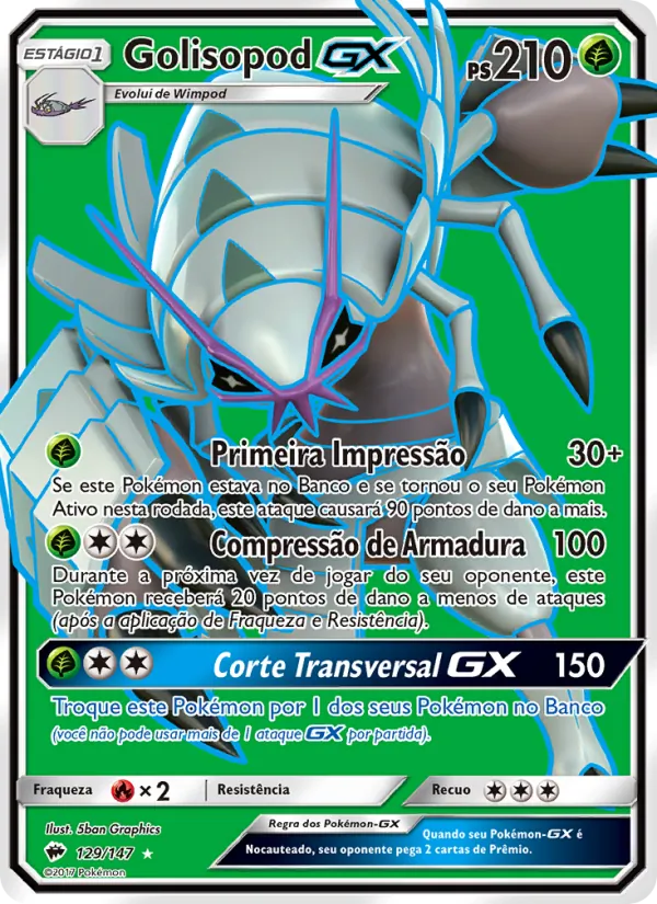 Golisopod GX Sombras Ardentes 129/147