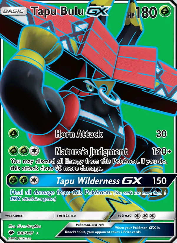 Tapu Bulu GX Burning Shadows 130/147