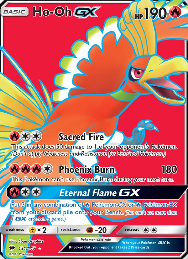 Ho-Oh GX Burning Shadows 131/147