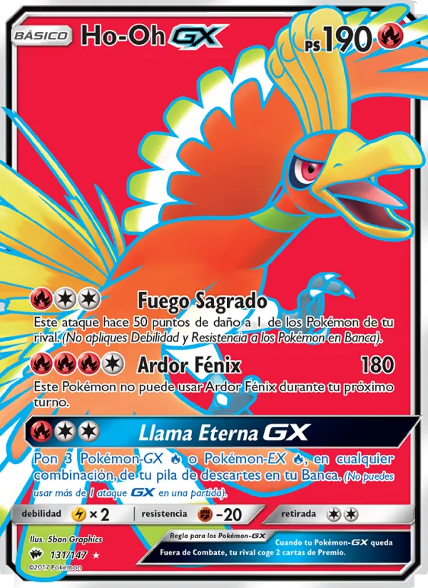 Ho-Oh GX Sombras Ardientes 131/147