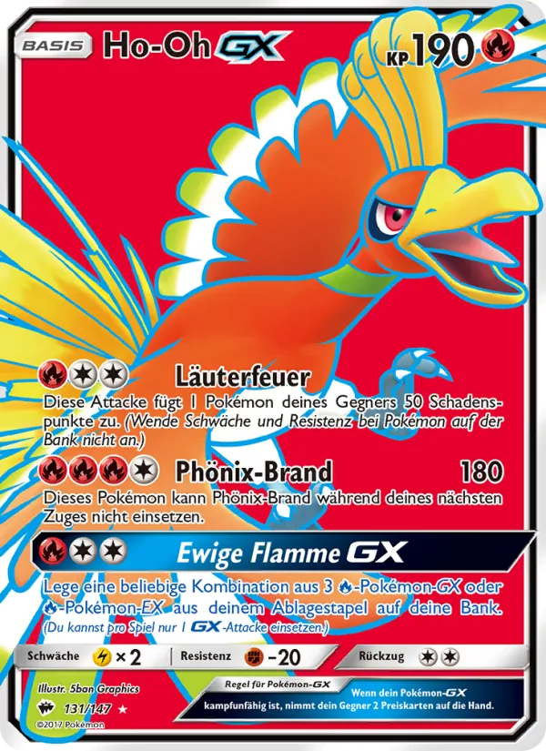 Ho-Oh GX Nacht in Flammen 131/147
