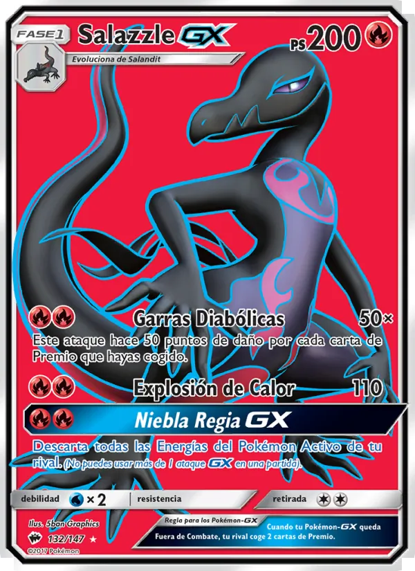 Salazzle GX Sombras Ardientes 132/147