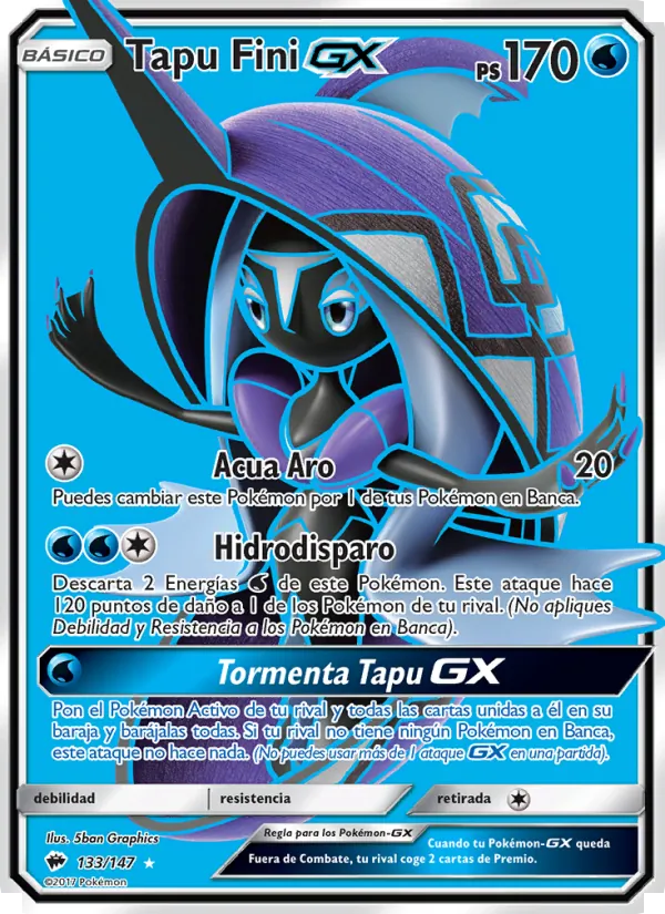 Tapu Fini GX Sombras Ardientes 133/147
