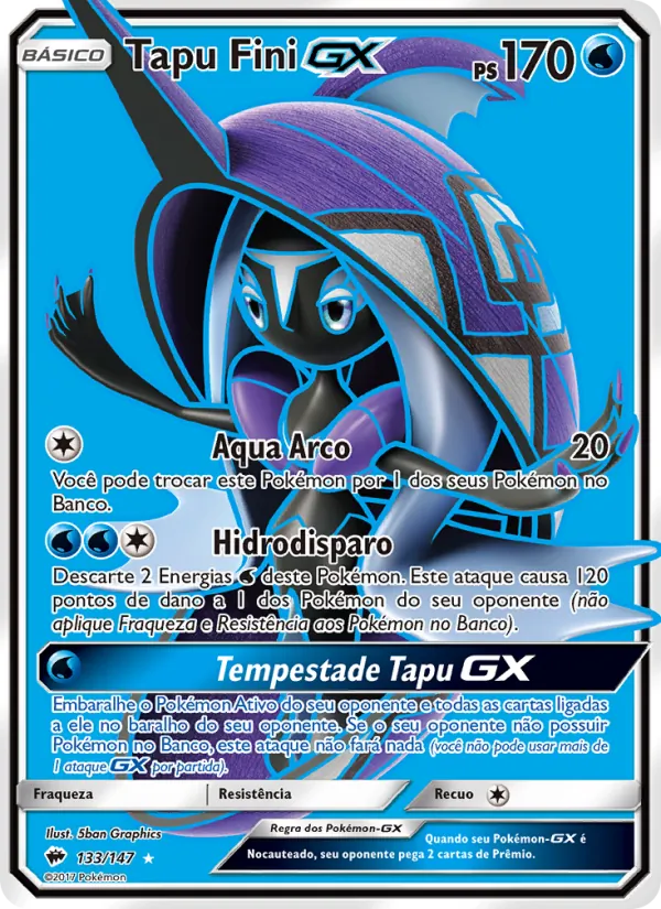 Tapu Fini GX Sombras Ardentes 133/147