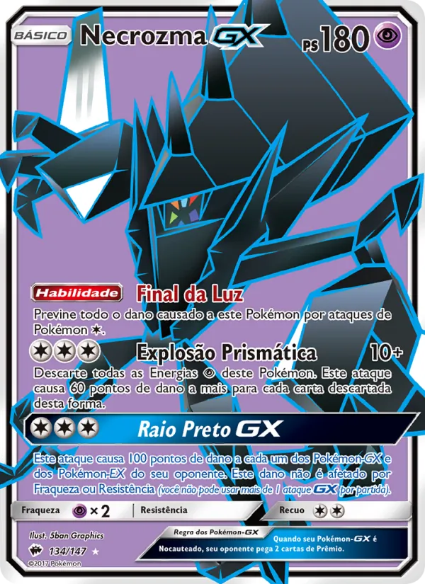 Necrozma GX Sombras Ardentes 134/147