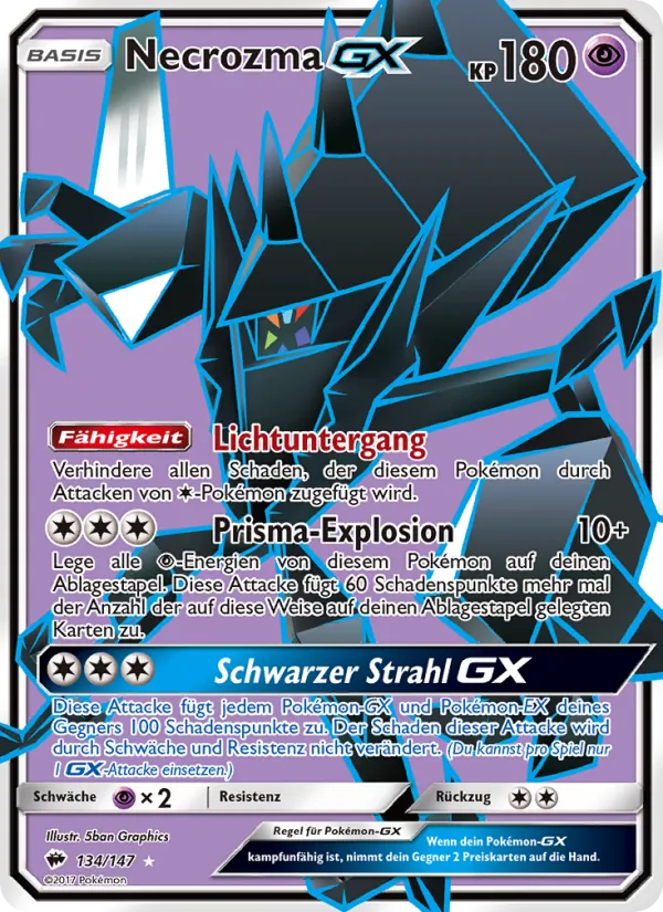 Necrozma GX Nacht in Flammen 134/147