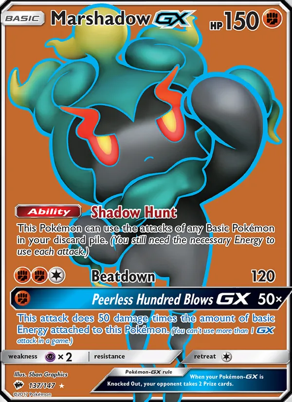 Marshadow GX Burning Shadows 137/147