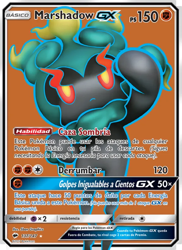 Marshadow GX Sombras Ardientes 137/147