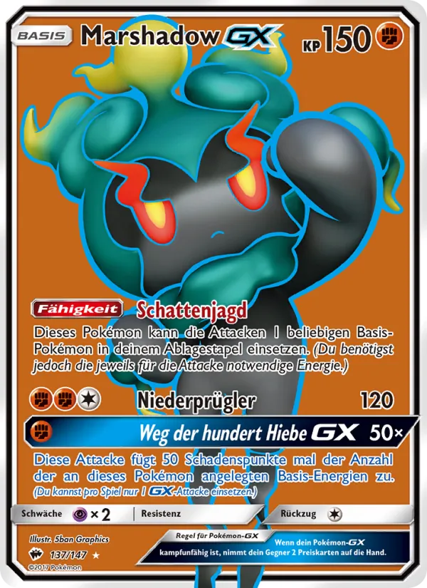 Marshadow GX Nacht in Flammen 137/147