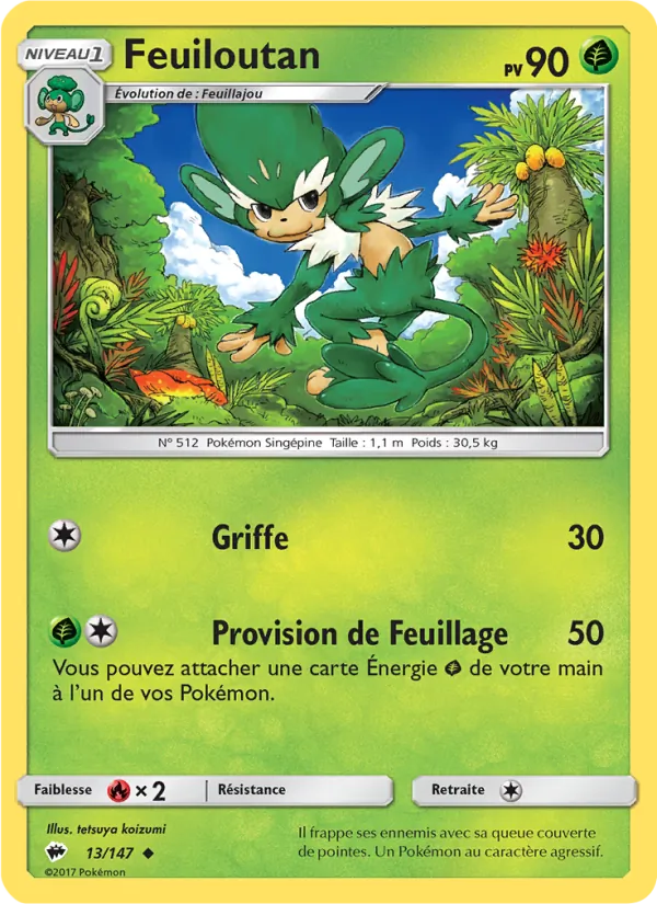 Feuiloutan Ombres Ardentes 13/147
