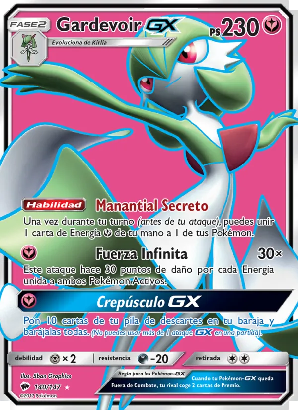 Gardevoir GX Sombras Ardientes 140/147