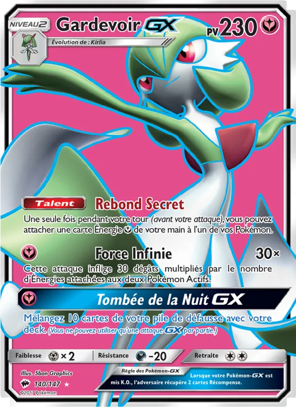 Gardevoir GX Ombres Ardentes 140/147