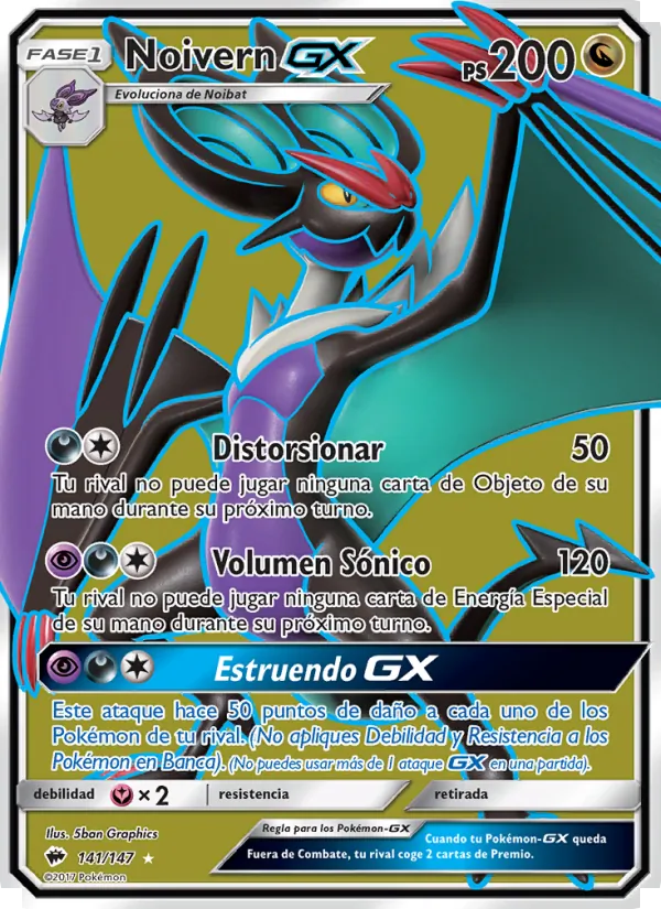 Noivern GX Sombras Ardientes 141/147