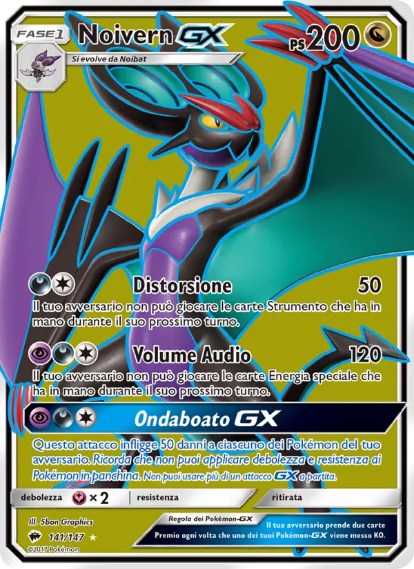 Noivern GX Ombre Infuocate 141/147