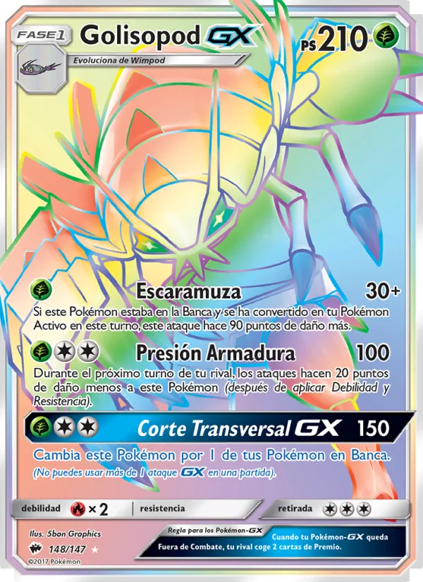 Golisopod GX Sombras Ardientes 148/147