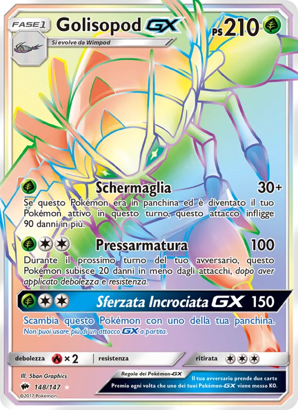 Golisopod GX Ombre Infuocate 148/147