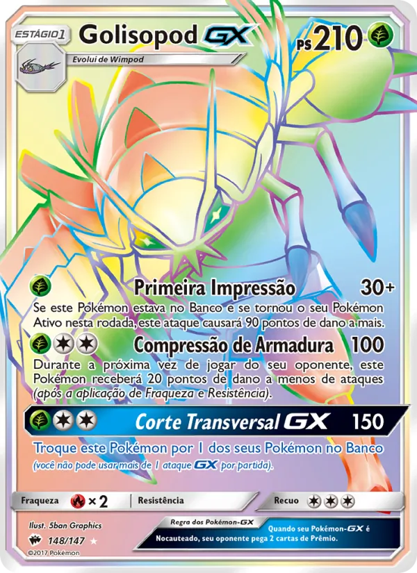 Golisopod GX Sombras Ardentes 148/147