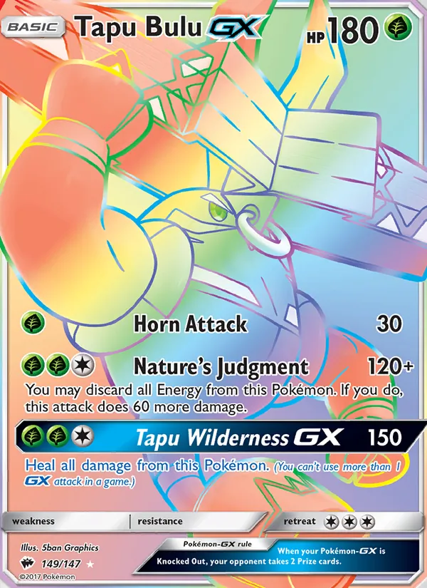 Tapu Bulu GX Burning Shadows 149/147