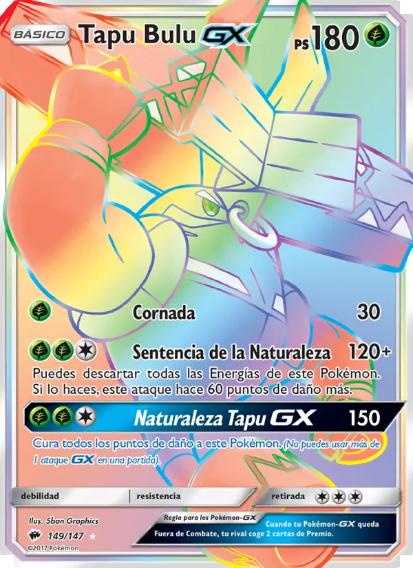 Tapu Bulu GX Sombras Ardientes 149/147