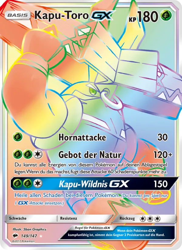 Kapu-Toro GX Nacht in Flammen 149/147