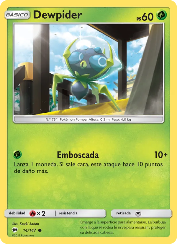 Dewpider Sombras Ardientes 14/147