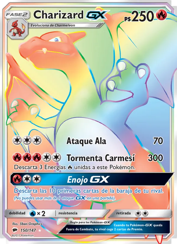 Charizard GX Sombras Ardientes 150/147