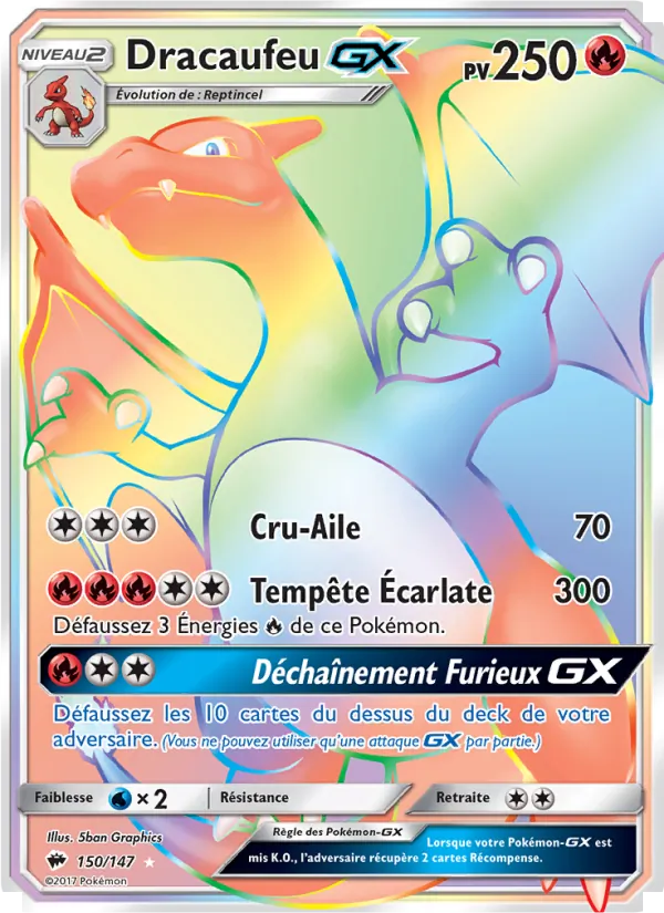 Dracaufeu GX Ombres Ardentes 150/147