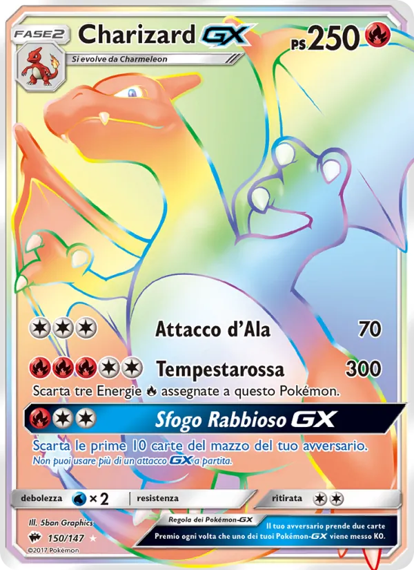 Charizard GX Ombre Infuocate 150/147