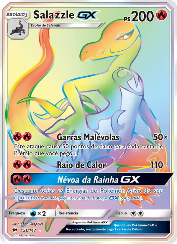 Salazzle GX Sombras Ardentes 151/147